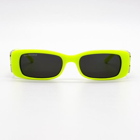 NEW BALENCIAGA BB0096S 008 SQUARE YELLOW UNISEX SUNGLASSES BALENCIAGA - Picture 5 of 15